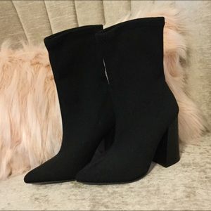 Black ankle boots